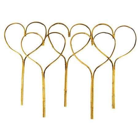 EASTERN STAR Eastern Star BH117ES5 24 in. Bamboo Heart Stake - Pack of 5 BH117ES5